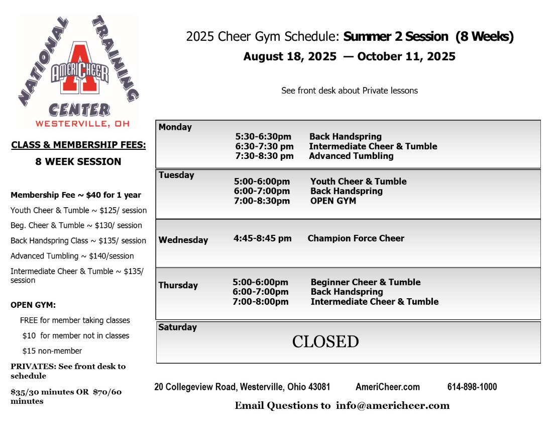 https://americheerfamilyofbrands.com/wp-content/uploads/2025/08/Cheer-Gym-Schedule.png